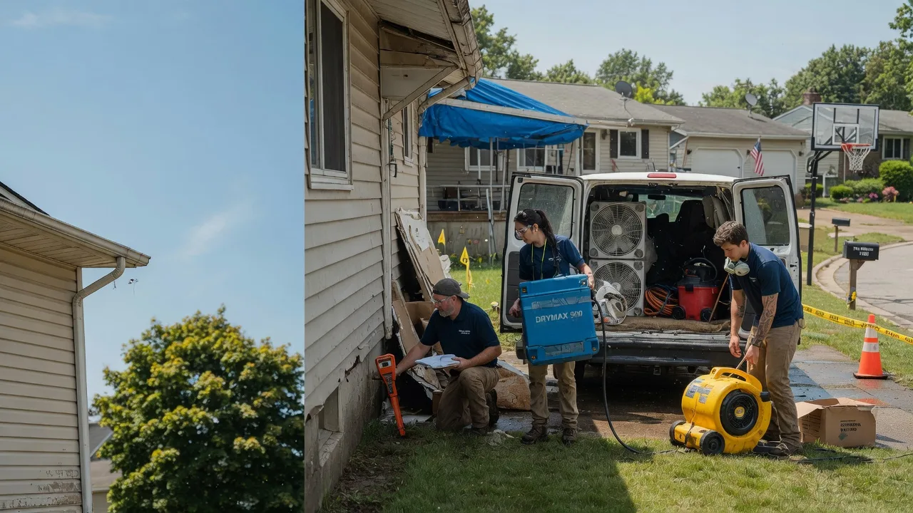 Ceiling Leak Cleanup in Gaston, IN near me