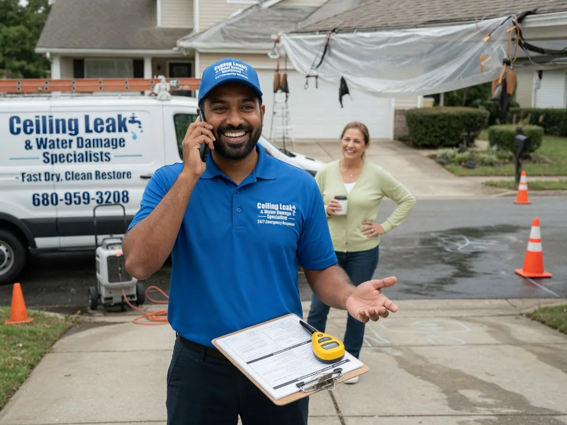 Ceiling Leak Cleanup Gaston, IN FAQs